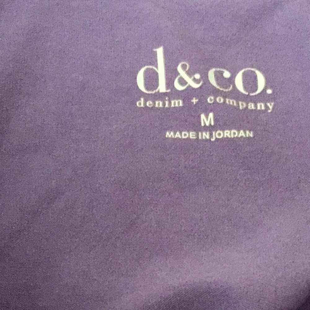 Denim Company polo purple dress size medium - Picture 3 of 4